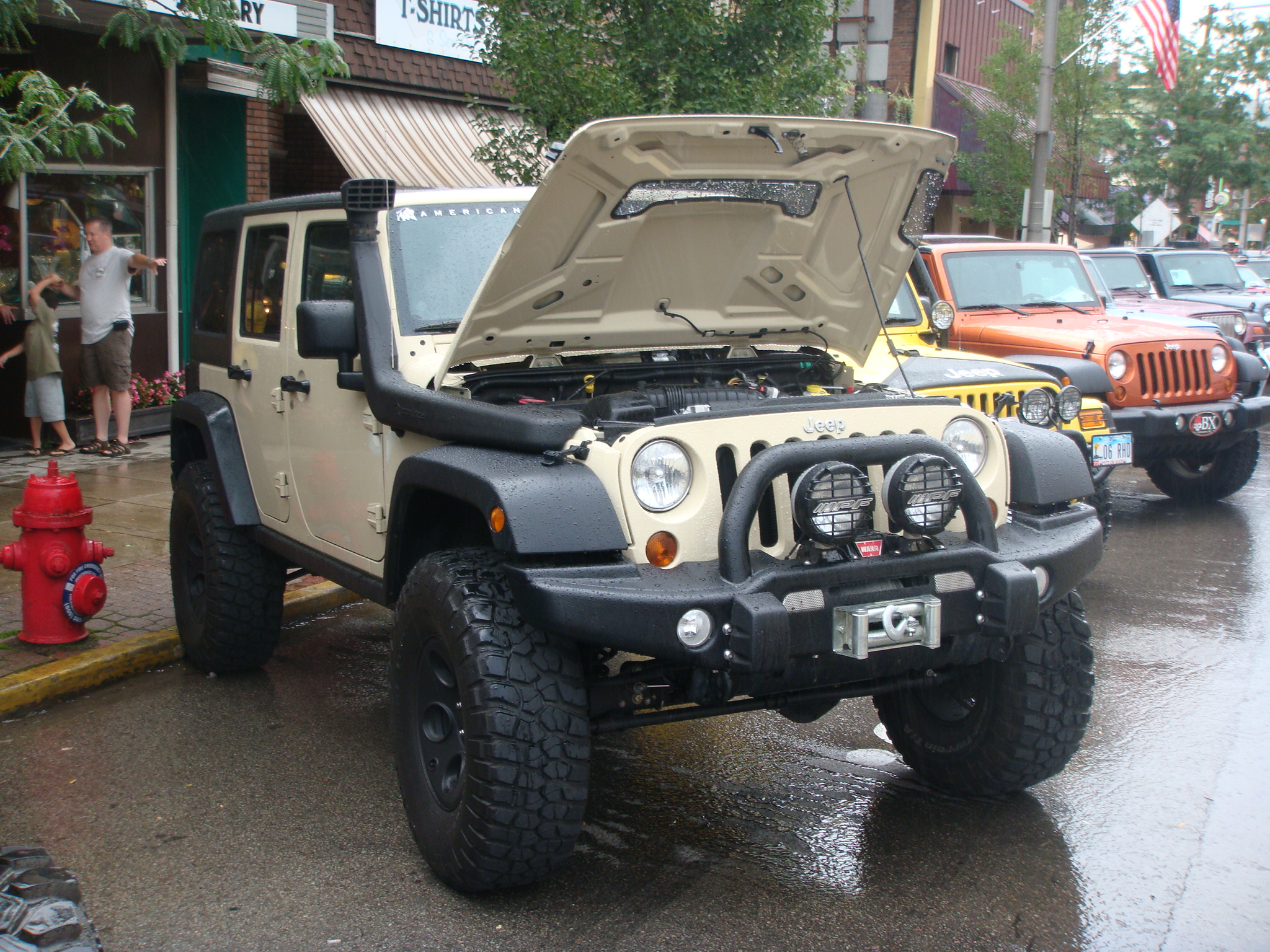 Jeep Wrangler Unlimited with snorkel