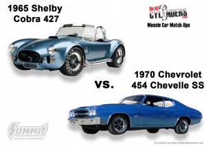 65-Shelby-Cobra-vs-70-Chevelle