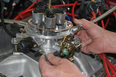 Swap carb for throttle body