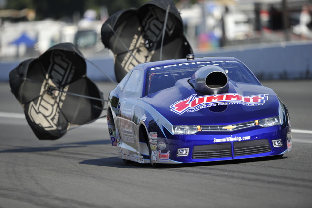 Pro Stock driver Jason Line enters the NHRA Countdown to the Championship on a dominate late-season run. Image courtesy of USA Today/Gannett