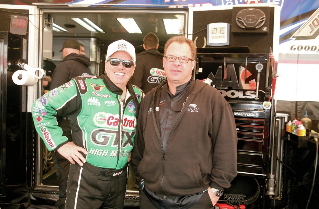 John Force with Jimmy Prock