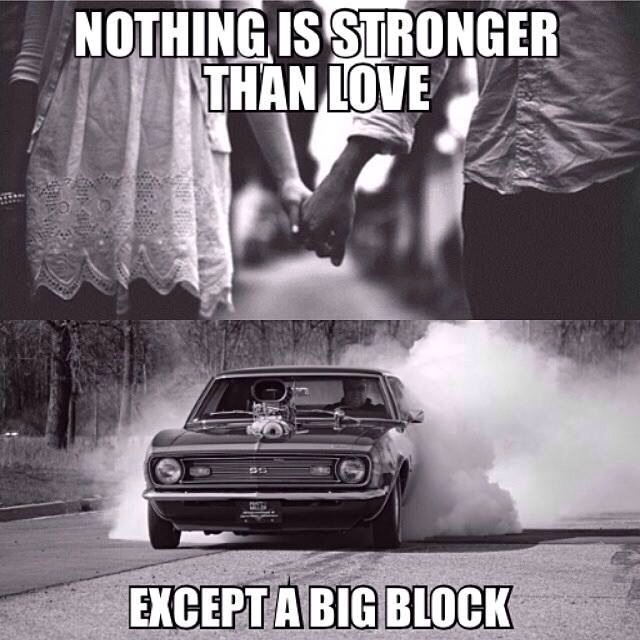 Nothing is Stronger than Love Except a Big Block Meme