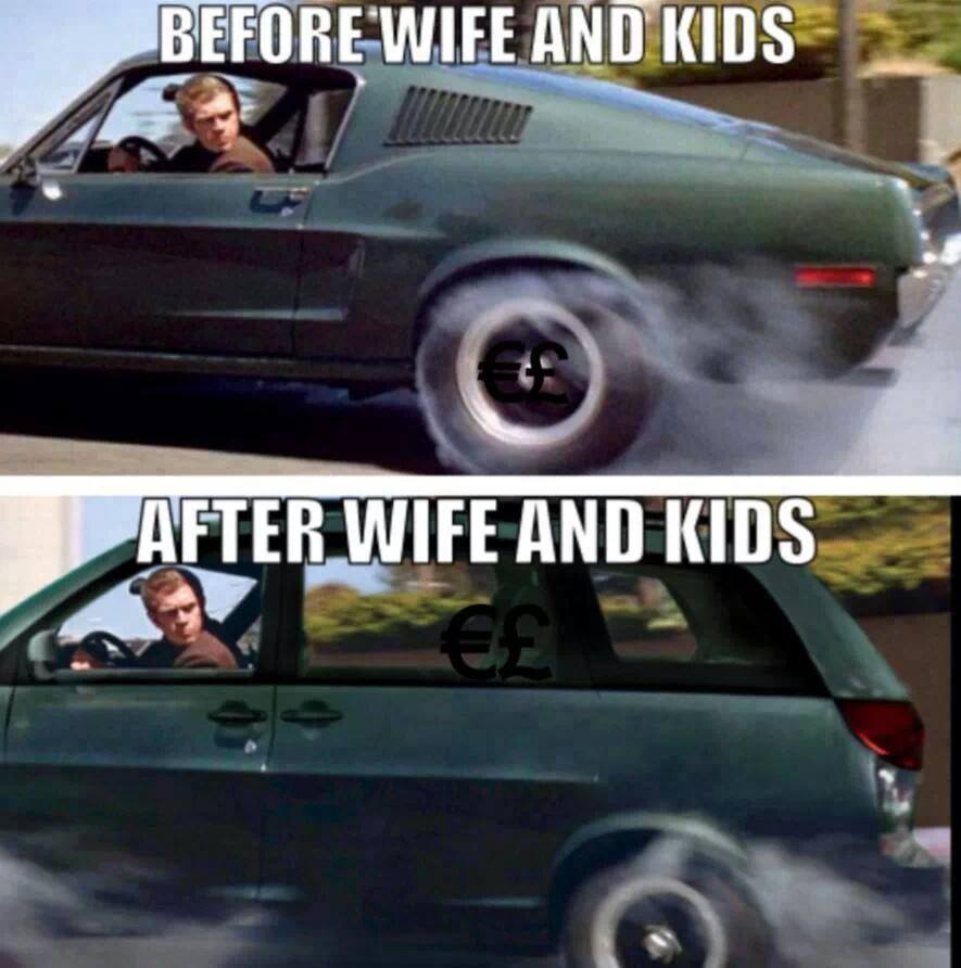 Before wife and kids meme