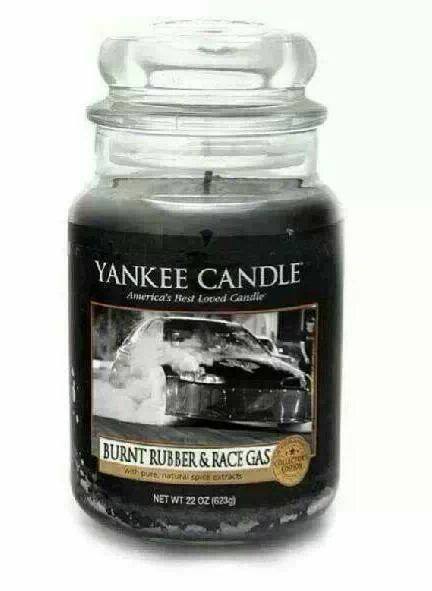 Burnt rubber Yankee Candle