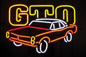 GTO neon sign
