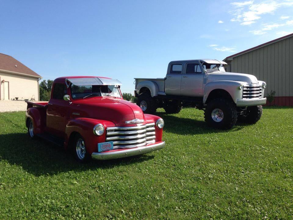 1953 Chevy and 1952 Cummins Chevy