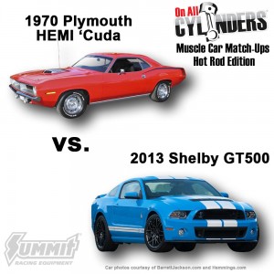 1970-Cuda-vs-2013-GT500