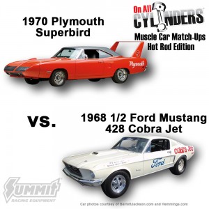 1970-superbird-vs-1968-Cobra-Jet
