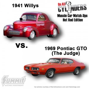 1941-WIllys-vs-1969-GTO