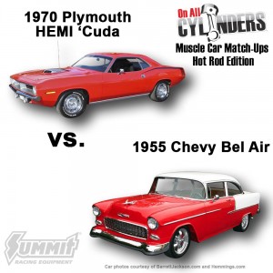 1970-Cuda-vs-1955-Bel-Air