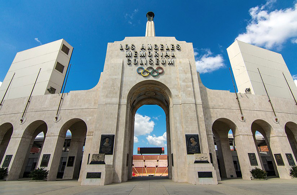 Los Angeles Memorial Coliseum peristyle