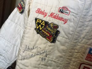 Shirley Muldowney racing suit