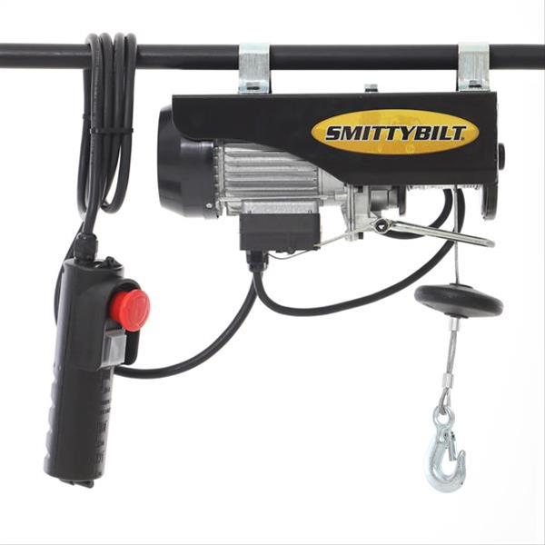 This Smittybilt electric hoist is actually used for removing Jeep hardtops.