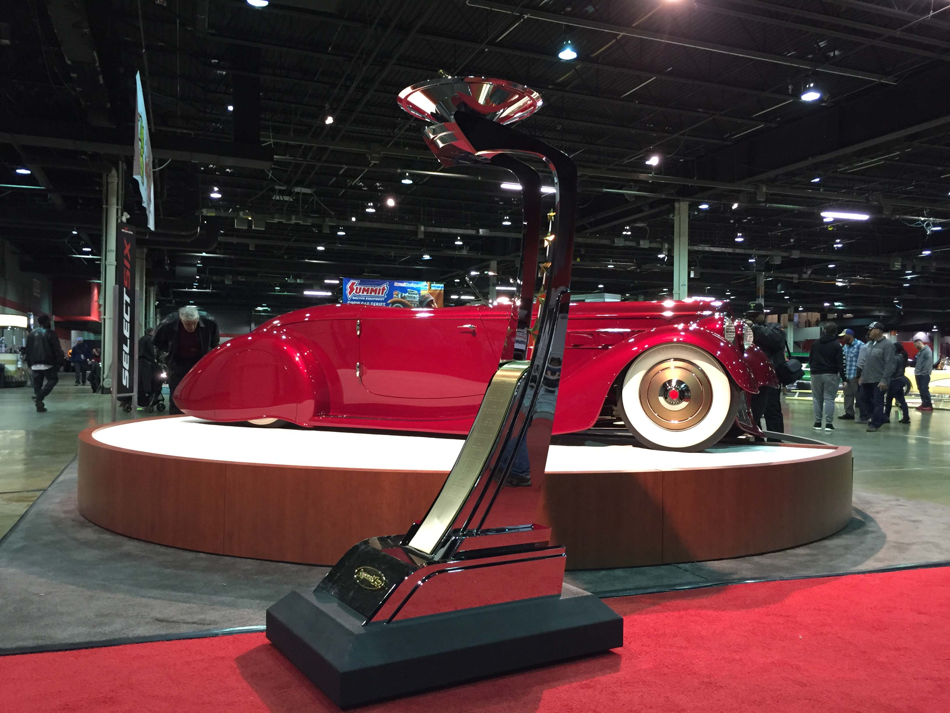 Legend Cup winner 1936 Packard 2017 Chicago World of Wheels