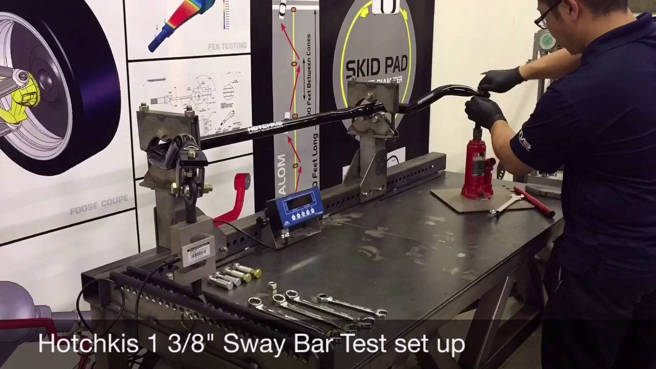 hollow vs. solid sway bar test