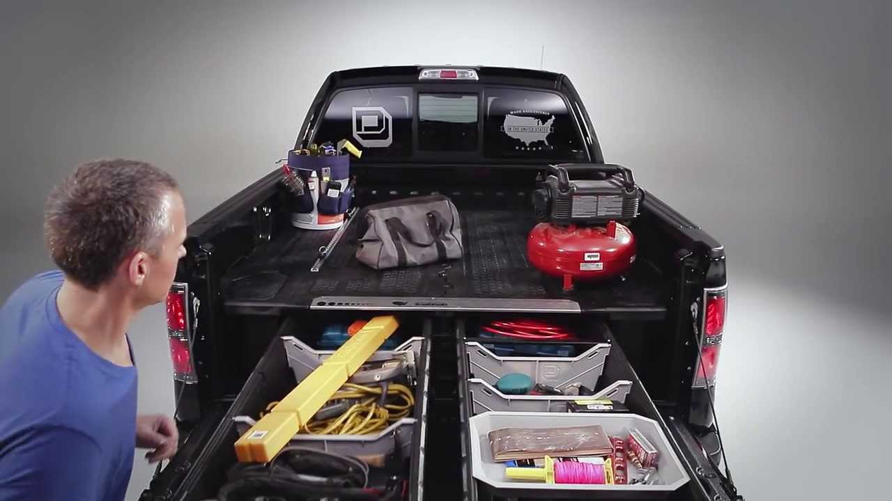 DECKED truck storage with tools