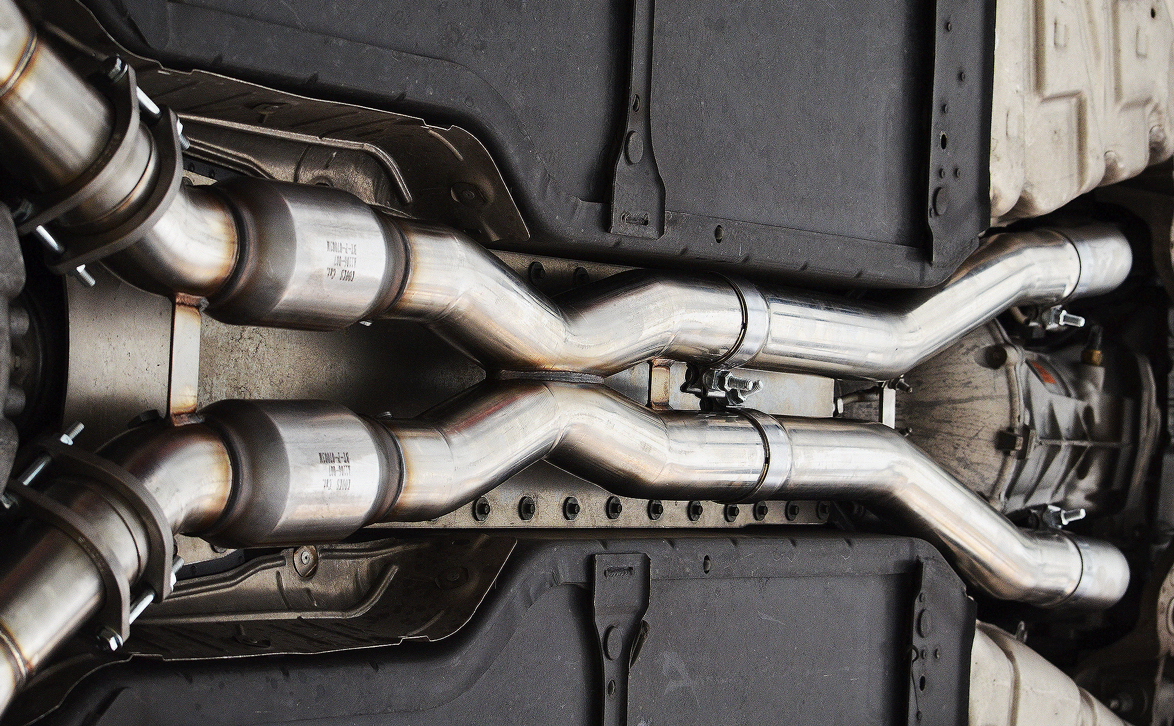 Kooks X-pipe in Corvette Z06