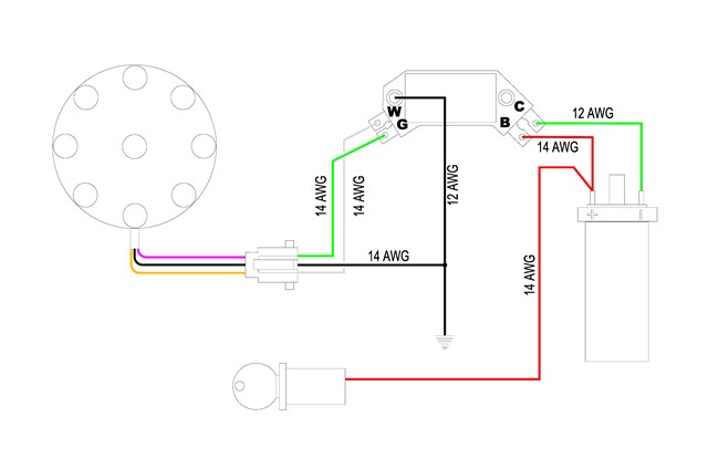 Ford Distributor Wiring Diagram from www.onallcylinders.com