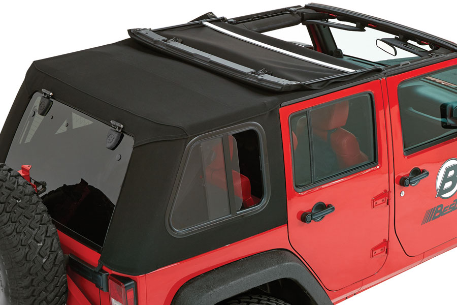 Bestop Trektop Pro soft top for Jeep Wrangler JK