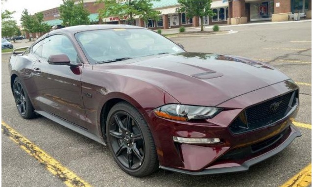 2018 Ford Mustang GT crimson