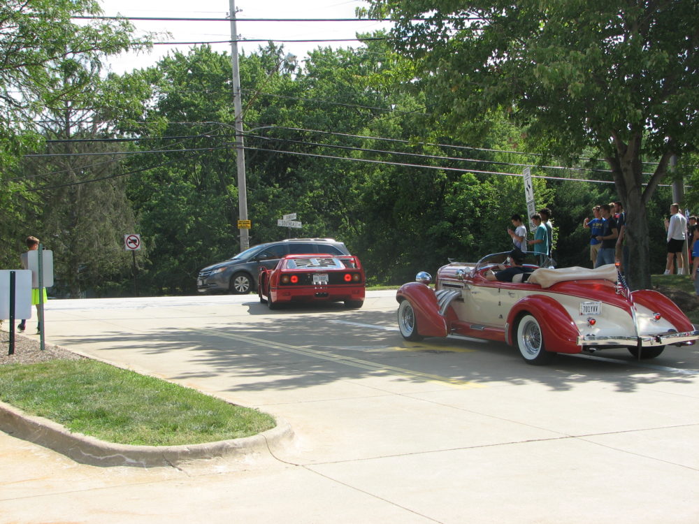 Ferrari F40 and Auburn Speedste
