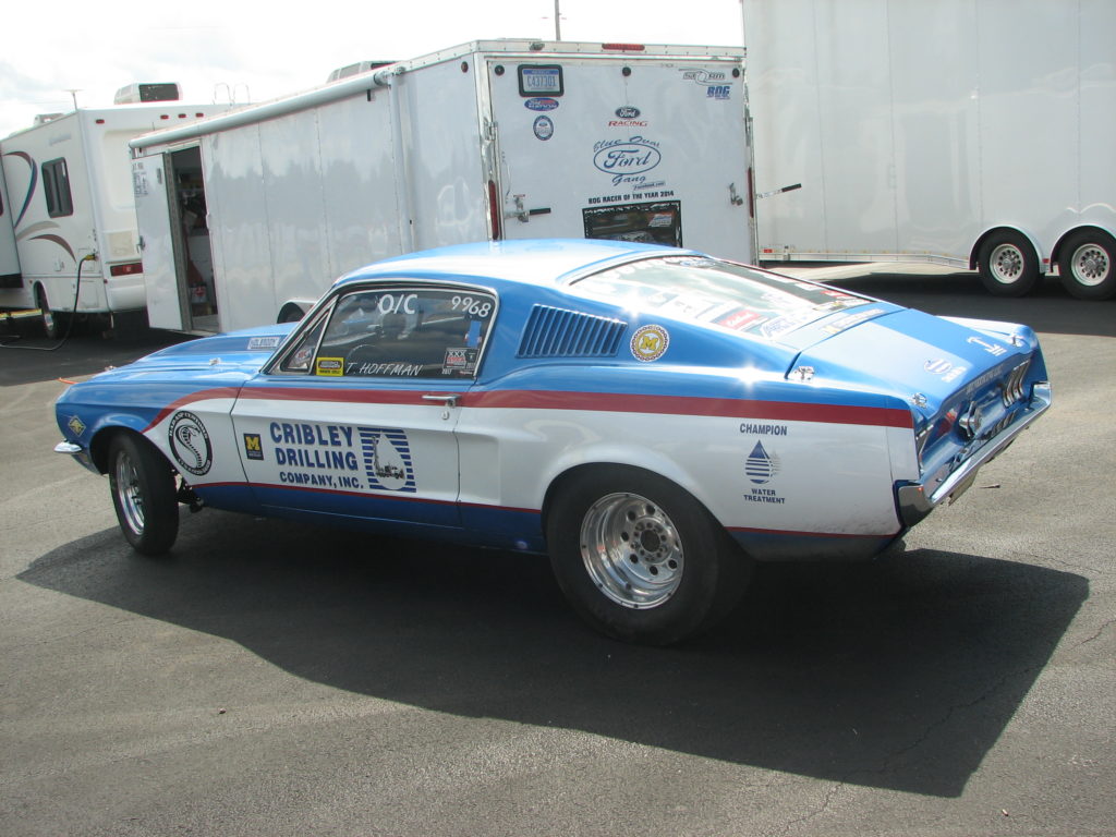 Tom Hoffman's 1968 Ford Mustang Open Comp, Side
