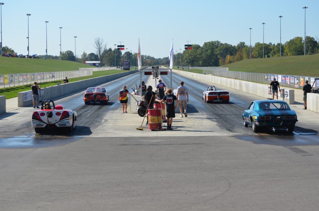 View Down the Track at Dragway 42