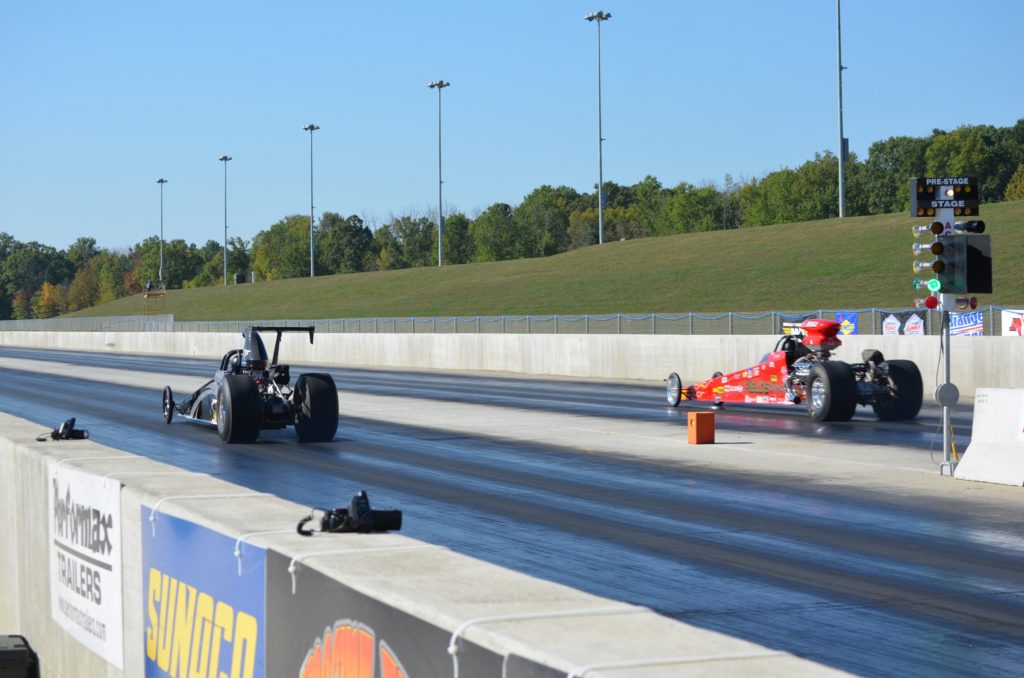 IHRA Drag Racer at Dragway 42, Two Dragsters
