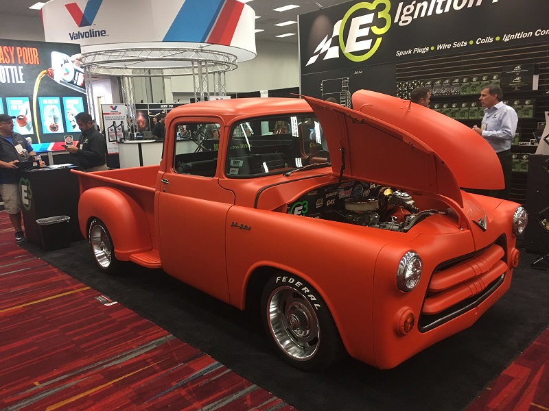 1955 Dodge Truck orange hot rod SEMA 2017