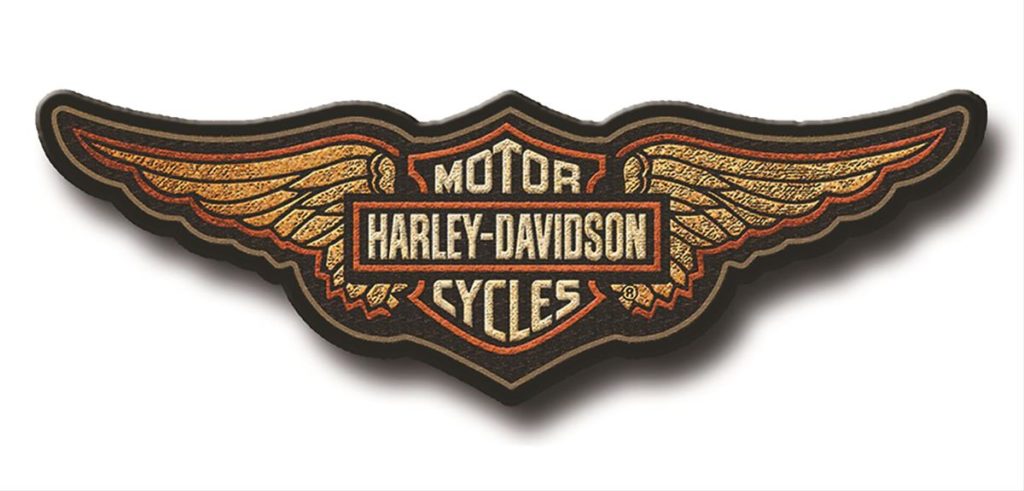 Harley-Davidson Wooden Patch Sign