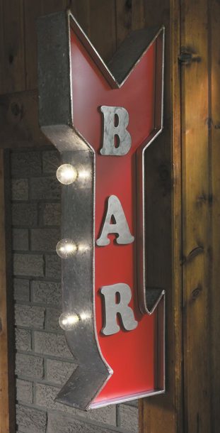 Lighted Bar Sign