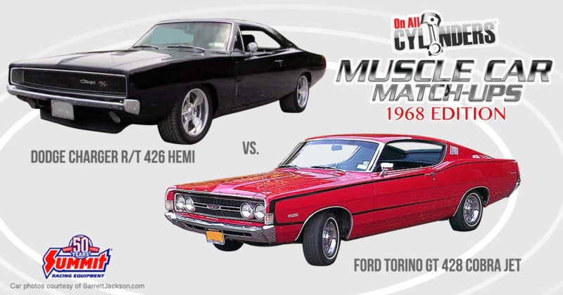 68 Charger vs 68 Ford Torino