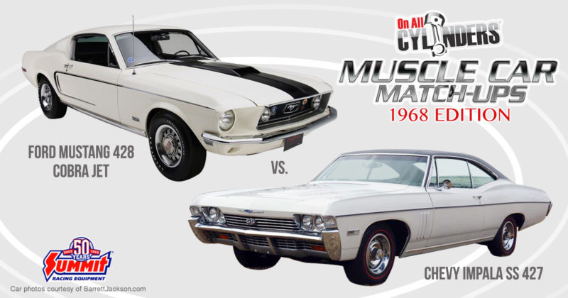 68 Ford Mustang vs 68 Chevy Impala