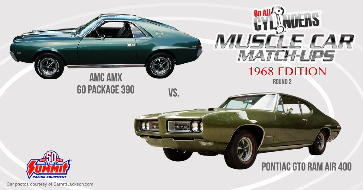 68 AMX vs. 68 Pontiac GTO