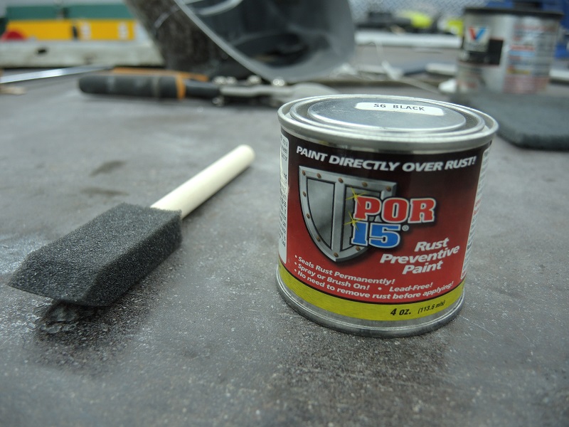 POR-15 rust preventative paint