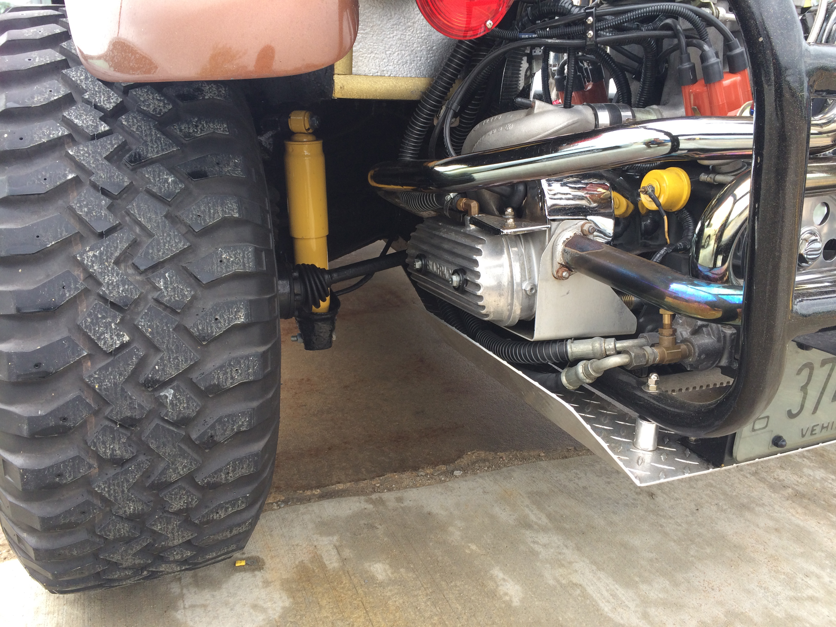baja bug rear bumper installation