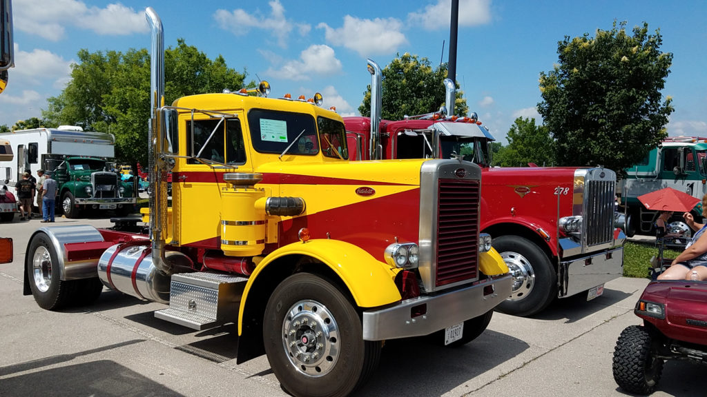classic-yellow-and-red-peterbilt-vintage