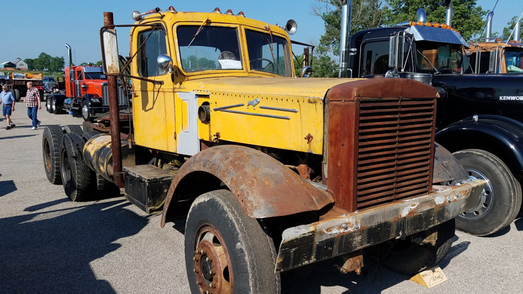 vintage-old-yellow-semi-truck