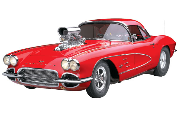 1961 C1 Corvette Coupe with supercharged V8