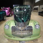 front grille of a vintage chevy prewar pickup truck
