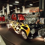 supercharged altered hot rod drag car
