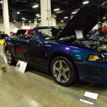 new edge sn95 mustang at indoor car show