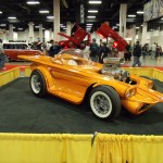 space age 1960s custom show car with supercharged v8