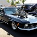 vintage black mustang pro street with supercharged v8 thumbnail