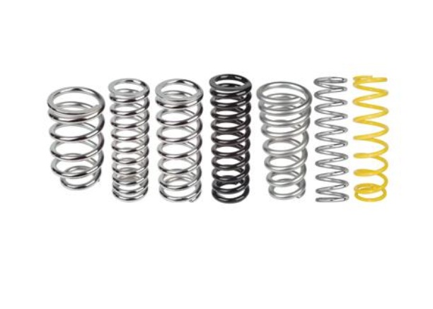a collection of automotive coil springs