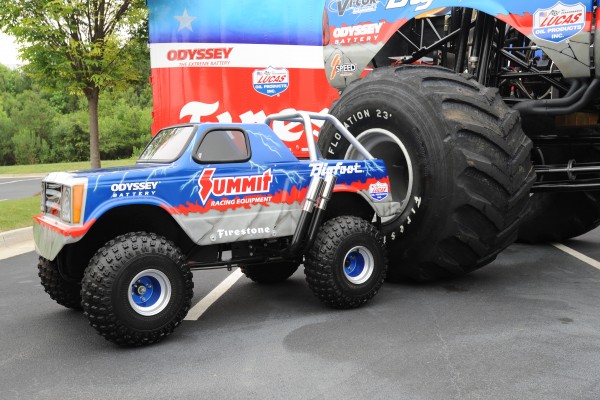small Summit Racing Bigfoot Monster truck model