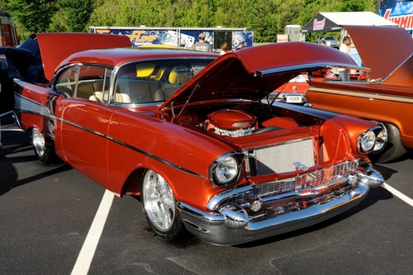 custom 1957 chevy coupe