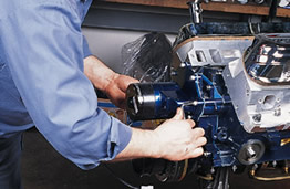 installing an electric water pump on an engine