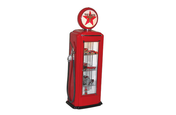 texaco gas station pump display case