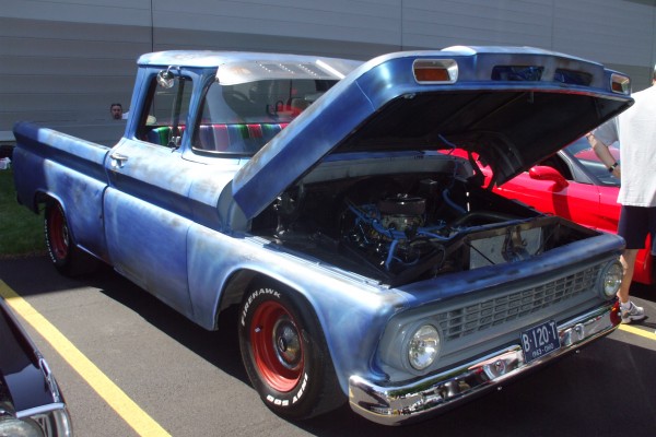 1963 chevy pickup truck with custom paint